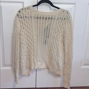 Open back ribbon Women’s sweater